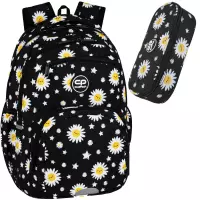 Ilustracja produktu CoolPack Zestaw Szkolny 2el. Daisy Black Plecak Pick F099817 + Piórnik F062817