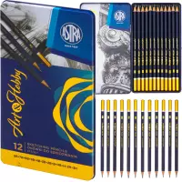 Ilustracja produktu Astra Ołówki do Szkicowania w Pudełku Art&Hobby 12 sztuk 206120013