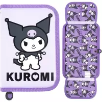 Ilustracja produktu St. Majewski Piórnik Dwuklapkowy Bez Wyposażenia Kuromi Violet 694110