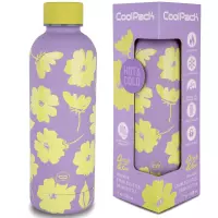 Ilustracja CoolPack Bonet Bidon Metalowy 500ml Flores Lila Z23913