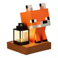 Ilustracja Minecraft Lampka Solarna - Lis Ilustracja Minecraft Lampka Solarna - Lis