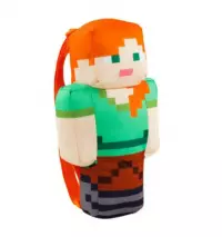 Ilustracja Minecraft Pluszowy Mini Plecak - Alex