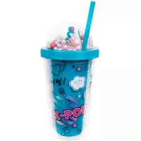 Ilustracja CoolPack Kubek 450ml z Rurką K-Pop Rainbow 27508CP Ilustracja CoolPack Kubek 450ml z Rurką K-Pop Rainbow 27508CP