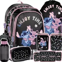 Ilustracja produktu  Paso Zestaw Szkolny 5el. Stitch Together Plecak DS25AA-081 + Piórnik DS25AA-P001BW + Worek DS25AA-712