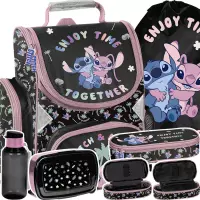 Ilustracja produktu Paso Zestaw Szkolny 5el. Stitch Together Tornister DS25AA-525 + Piórnik DS25AA-013 + Worek DS25AA-712