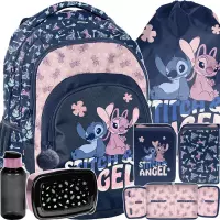 Ilustracja produktu Paso Zestaw Szkolny 5el. Stitch Plecak DS25CC-276 + Piórnik DS25CC-P001BW + Worek DS25CC-712