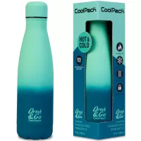 Ilustracja CoolPack Bidon Metalowy Gradient Blue Lagoon Z04690