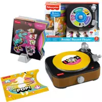 Ilustracja produktu Mattel Fisher Price Gramofon Malucha Interaktywna Zabawka Muzyczna JGX04