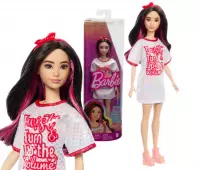 Ilustracja Mattel Barbie Lalka Barbie Fashion Sukienka w Kropki HRH12 W6