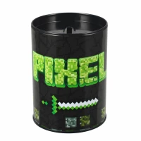 Ilustracja produktu Starpak Skarbonka Metalowa Okrągła Pixel Game 536849