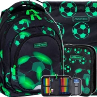 Ilustracja produktu AstraBag Zestaw Szkolny Neo Football AB330 3el. Plecak 502024101 + Worek 507024050 + Piórnik 503024063