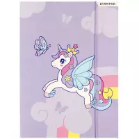 Ilustracja produktu Starpak Teczka z Gumką A4 Unicorn 480785