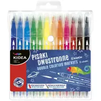 Ilustracja produktu Kidea Pisaki Pędzelkowe 12 kolorów 415657