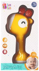 Ilustracja Bam Bam Grzechotka Żyrafka 2w1 570578