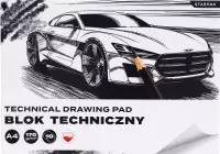 Ilustracja produktu Starpak Blok Techniczny Biały A4 10 Kartek 587751