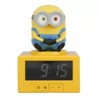 Ilustracja Lampka 3D z Budzikiem Minionki - Bob