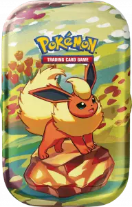 Ilustracja produktu Pokemon TCG: Scarlet & Violet - Prismatic Evolutions - Mini tin - Flareon