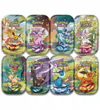 Ilustracja produktu Pokemon TCG: Scarlet & Violet - Prismatic Evolutions - Mini tin BUNDLE 8