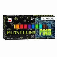 Ilustracja produktu Starpak Plastelina 12 Kolorów Pixel Game 584282