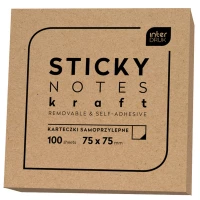 Ilustracja Interdruk Karteczki Samoprzylepne Kraft 75x75mm 295651