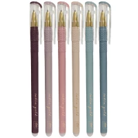 Ilustracja Interdruk Długopis Żelowy Satin Gold 6szt. 315557