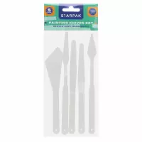 Ilustracja Starpak Noże Malarskie 5szt 538964