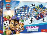 Ilustracja produktu Trefl Warcaby i Młynek Paw Patrol