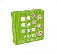 Ilustracja produktu Yatzy Drewniane Kostki - Gra w Kości