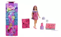 Ilustracja produktu Mattel Barbie Party Unboxed Glam Party Stylowe Przygotowania Lalka Zestaw Różowy JFY67