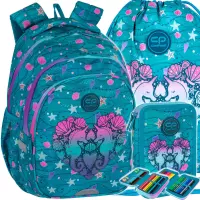 Ilustracja produktu CoolPack Zestaw Szkolny Seafish 3el. Plecak Jerry F029963 + Worek F159963 + Piórnik F066963