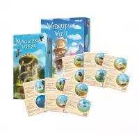 Ilustracja produktu Wędrujące Wieże + Wędrujące wieże: Zestaw mini dodatków  #1 i #2 + Wędrujące wieże: Magiczna wieża