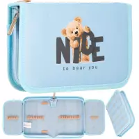 Ilustracja Starpak Piórnik Dwuklapkowy bez Wyposażenia Miś 576213