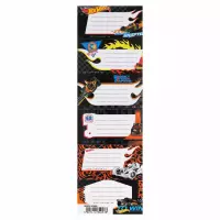 Ilustracja produktu Starpak Naklejki Na Zeszyt Hot Wheels 1 Listek 6szt.