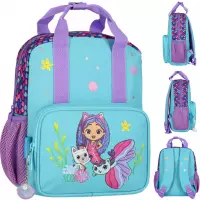 Ilustracja produktu Starpak Plecak Midi do Przedszkola Koci Domek Gabi Syrenka Blue 575072