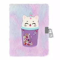 Ilustracja produktu Starpak Pamiętnik Pluszowy Zamykany na Kłódkę Bubble 564707