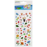 Ilustracja produktu Craft With Fun Ozdoba Dekoracyjna Naklejki Kwiaty 555443