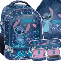 Ilustracja produktu Paso Zestaw Szkolny 3el.Stitch Cool Plecak DS26XX-260 + Piórnik DS26XX-013 + Worek DS26XX-712