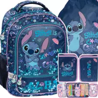 Ilustracja produktu Paso Zestaw Szkolny 3el.Stitch Cool Plecak DS26XX-260 + Piórnik DS26XX-P001 + Worek DS26XX-712