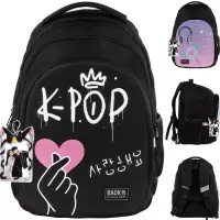Ilustracja produktu BackUp Plecak Szkolny K-Pop 3w1  PLB8D37