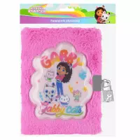 Ilustracja produktu Starpak Pamiętnik Pluszowy Zamykany na Kłódkę Koci Domek Gabi 580131