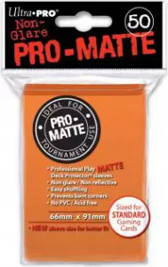 Ilustracja produktu Ultra Pro: Deck Protector Sleeves - Pro-Matte Non-Glare - Koszulki na Karty - Orange (Pomarańczowe)
