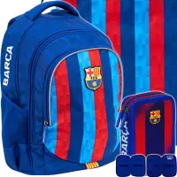 Ilustracja FC Barcelona Zestaw Szkolny 3el. Plecak AB340 502023094 + Worek 507023033 + Piórnik 503026043