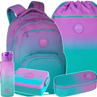Ilustracja produktu CoolPack Zestaw Szkolny Gradient Blueberry 5el. Plecak Pick E99505/F + Worek E70505 + Piórnik E62505/F + 07505CP Z07505 + 56179CP