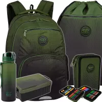 Ilustracja produktu CoolPack Zestaw Szkolny Gradient Grass 5el. Plecak Pick F099757 + Worek F070757 + Piórnik F066757 + Z07757 + 56292CP
