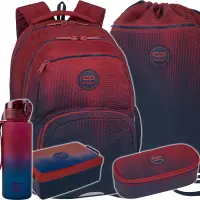Ilustracja CoolPack Zestaw Szkolny Gradient Costa 5el. Plecak Pick F099758 + Worek F070758 + Piórnik F062758 + Z07758 + 56353CP