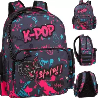 Ilustracja CoolPack Caro Plecak Szkolny K-Pop Dark F167036
