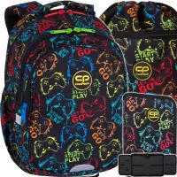 Ilustracja produktu CoolPack Zestaw Szkolny XPlay 3el. Plecak Jerry E29606 + Worek E70606 + Piórnik F076606