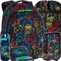 Ilustracja produktu CoolPack Zestaw Szkolny XPlay 5el. Plecak Jerry E29606 + Worek E70606 + Piórnik E66606 + Z17964 + Z18964