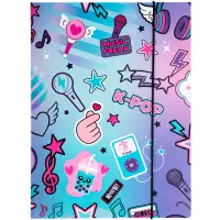 Ilustracja CoolPack Teczka z Gumką A4 K-Pop Rainbow 27669CP
