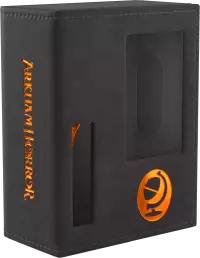 Ilustracja produktu Gamegenic: Arkham Horror - Investigator Deck Tome - Pudełko na Karty - Seeker (Black-Orange)